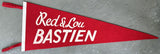 BASTIEN, RED & LOU SOUVENIR PENNANT (1960'S)