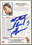 GREEN, MITCH "BLOOD" SIGNED KAYO CARD (1991)