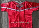 HOLYFIELD, EVANDER FIGHT WORN CORNERMAN JACKET (2000-RUIZ I FIGHT-HOLYFIELD WINS TITLE-HALLMARK LOA)