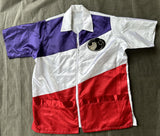 HOLYFIELD, EVANDER FIGHT WORN CORNERMAN JACKET (2008-VALUEV FIGHT-HALLMARK LOA)