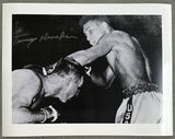 HUNSAKER, TUNNEY SIGNED PHOTO (CLAY FIGHT)