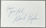 KAPLAN, HANK SIGNED INDEX CARD