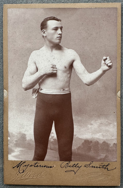 SMITH, MYSTERIOUS BILLY CABINET CARD (JOHN WOOD)