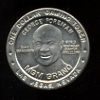 FOREMAN, GEORGE COMMEMORATIVE GAMING COIN (1995)