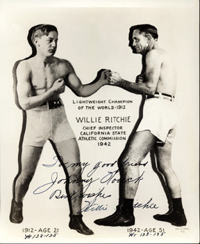 RITCHIE, WILLIE SIGNED PHOTOGRAPH