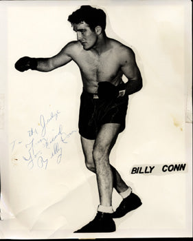 CONN, BILLY VINTAGE SIGNED PHOTO