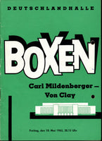 MILDENBERGER, KARL-VON CLAY OFFICIAL PROGRAM (1963)