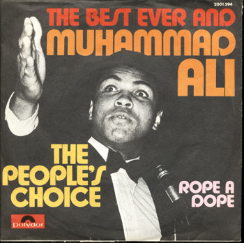 ALI, MUHAMMAD ORIGINAL 45 RPM RECORD (1975-ROPE A DOPE)