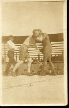 JOHNSON, JACK-RAY NEAL ORIGINAL REAL PHOTO POSTCARD (1920)