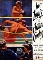 LOUIS, JOE-ARTURO GODOY II OFFICIAL PROGRAM (1940)