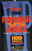 FOREMAN, GEORGE-AXEL SCHULZ CREDENTIAL (1995)