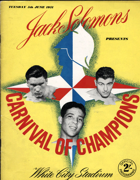 CARNIVAL OF CHAMPIONS OFFICIAL PROGRAM (1951-TURPIN, COCKELL)