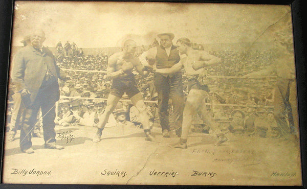 BURNS, TOMMY-BILLY SQUIRES SIGNED ORIGINAL LARGE FORMAT PHOTO (SIGNED BY BURNS)