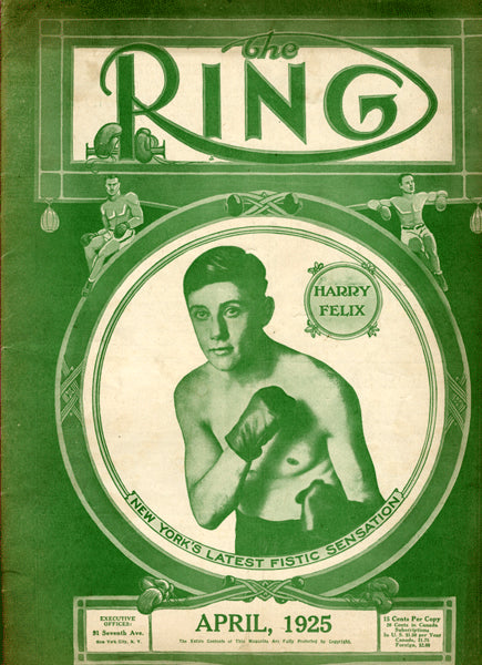 RING MAGAZINE APRIL 1925
