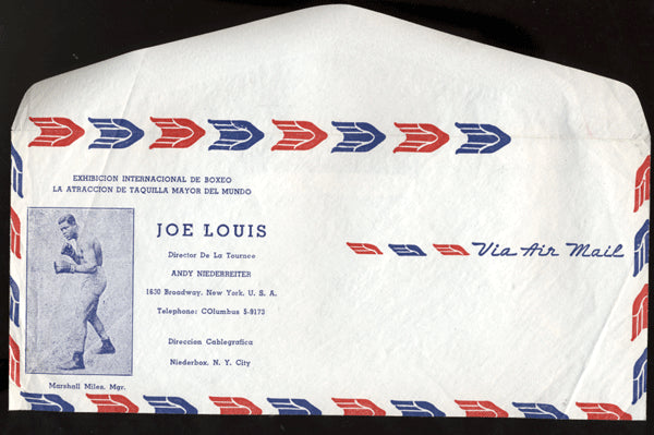 LOUIS, JOE ORIGINAL FIGHT ENVELOPE – JO Sports Inc.