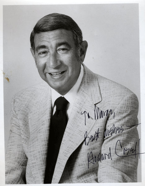 COSELL, HOWARD SIGNED PHOTO