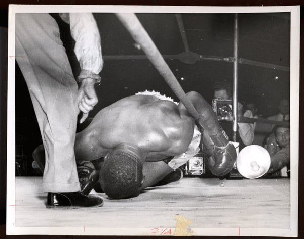 Marciano,Rocky-Walcott Wirephoto 1952