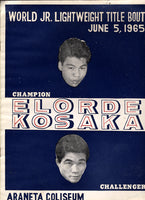 Eldore,Flash-Kosaka Official Program 1965