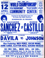 SANCHEZ, SALVADOR-RUBEN CASTILLO ON SITE POSTER/BROADSIDE (1980)