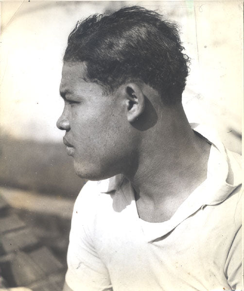 LOUIS, JOE YOUNG PROFILE ORIGINAL WIRE PHOTO (LATE 1930'S)