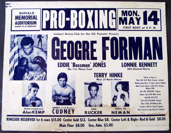 FOREMAN, GEORGE EXHIBITION POSTER (1973-AS CHAMPION)