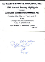 ALI, MUHAMMAD SIGNED APPEARANCE TICKET (1988)