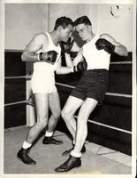 CANZONERI, TONY WIRE PHOTO (1933-TRAINING FOR ROSS)