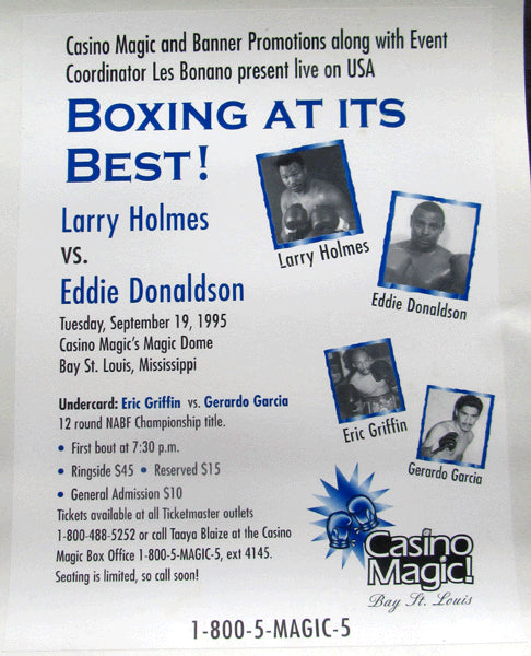 HOLMES, LARRY-ED DONALDSON ON SITE POSTER (1995)