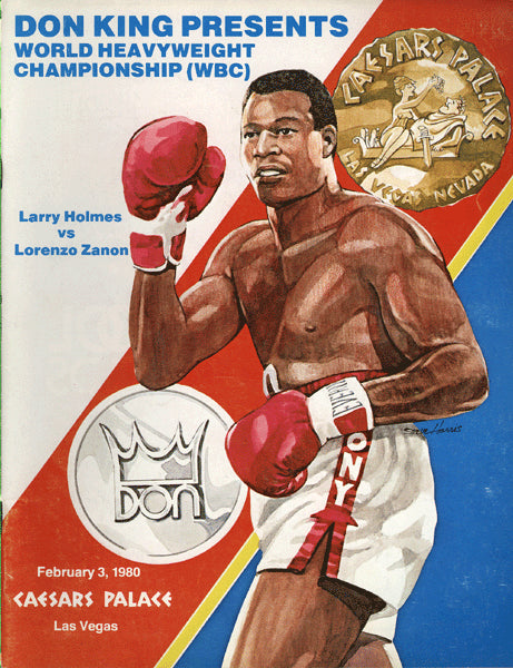 HOLMES, LARRY-LORENZON ZANON OFFICIAL PROGRAM (1980)