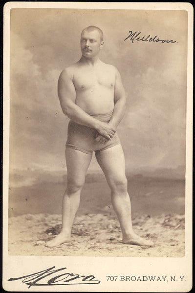 MULDOON, WILLIAM CABINET CARD (EARLY 1880'S)