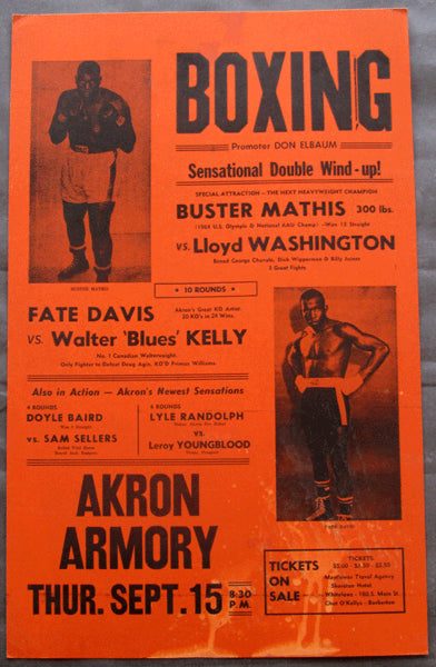 MATHIS, BUSTER-BOB STALLINGS ON SITE POSTER (1966)