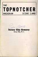 WEPNER, CHUCK-RANDY NEUMANN II OFFICIAL PROGRAM (SIGNED BY PEDRO AGOSTO-1972)