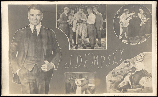 DEMPSEY, JACK ORIGINAL POSTCARD (1920'S)