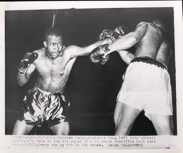 HENRY, CLARENCE-EMBRELL DAVIDSON WIRE PHOTO (1951-1ST ROUND)