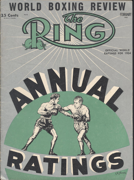 RING MAGAZINE FEBRUARY 1955