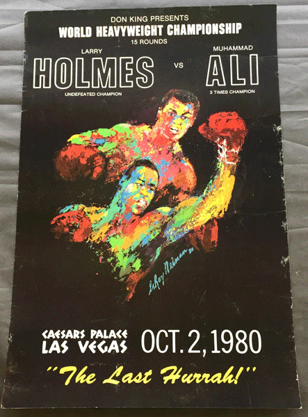 ALI, MUHAMMAD-LARRY HOLMES ON SITE POSTER (1980)
