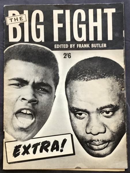 CLAY, CASSIUS-SONNY LISTON I ORIGINAL "THE BIG FIGHT" MAGAZINE (1964)