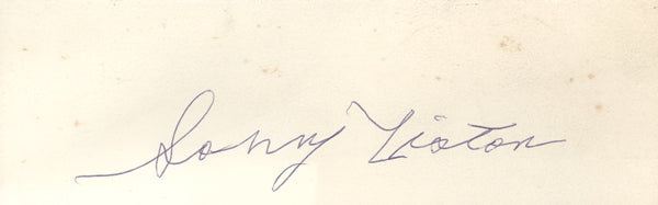 LISTON, SONNY INK SIGNED PROGRAM (1962 AS CHAMPION-JSA)