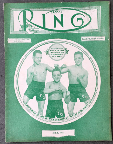 RING MAGAZINE APRIL 1923 (2ND YEAR)