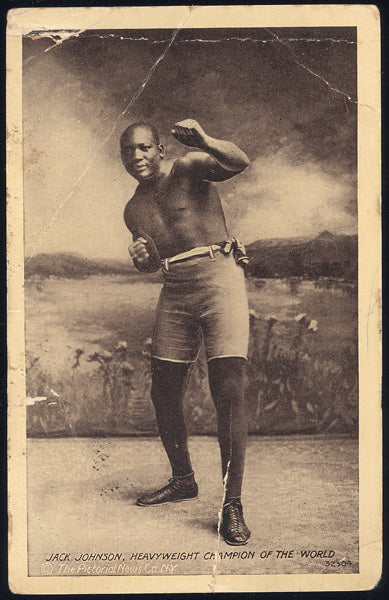 JOHNSON, JACK REAL PHOTO POSTCARD (1910-RARE)