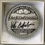 ANTUOFERMO, VITO BOXING HALL OF FAME SIGNED PAPERWEIGHT