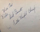 CANZONERI, TONY INK SIGNED ALBUM PAGE