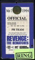 CHAVEZ, JULIO CESAR-FRANKIE RANDALL II OFFICIAL CREDENTIAL (1994)