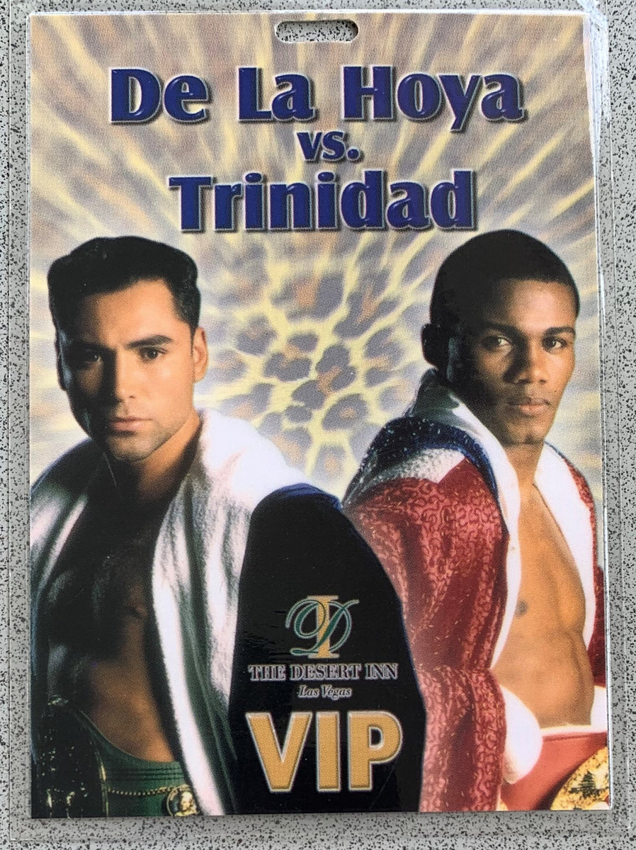 DE LA HOYA, OSCAR-FELIX TRINIDAD VIP CREDENTIAL(1999) – JO Sports Inc.