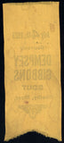 DEMPSEY, JACK-TOMMY GIBBONS SOUVENIR RIBBON (1923)