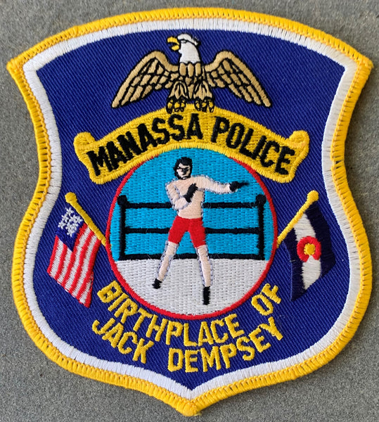 DEMPSEY, JACK MANASSA POLICE PATCH