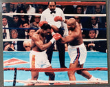 HOLYFIELD, EVANDER-GEORGE FOREMAN ORIGINAL PHOTOGRAPH (1991)