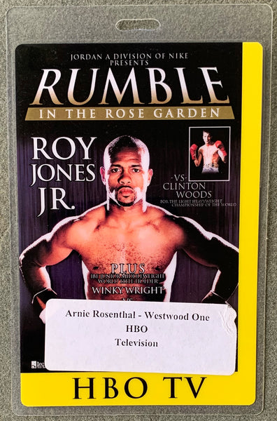 JONES, JR., ROY-CLINTON WOODS HBO TV CREDENTIAL (2002)