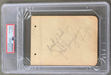 LEWIS, JOHN HENRY SIGNED ALBUM PAGE (PSA/DNA)