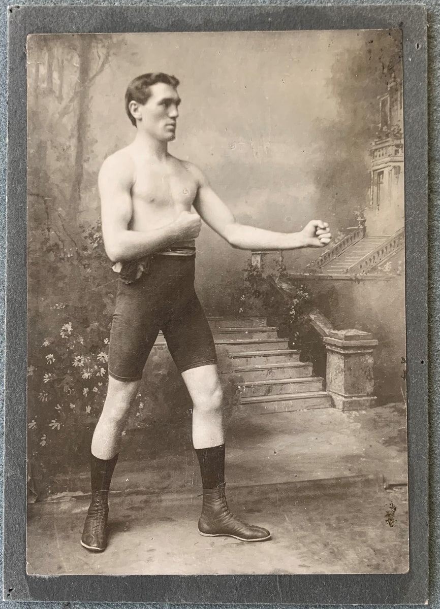 O"BRIEN, PHILADELPHIA JACK MOUNTED PHOTO (CIRCA 1898) JO Sports Inc.